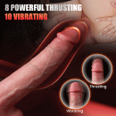 HONKAI- Heating 8 Powerful Thrusting 10 Vibrating Suction Cup Dildo