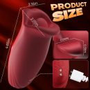 Ramsdell 10 Biting Modes & 10 Vibrating Speeds Stimulate Nipple Clitoral Women Vibrator