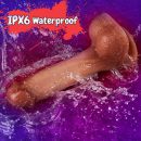 MASK - Bloodshot Thrusting Swinging Heating Dildo for G and P-spot 8.6 Inch