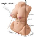 16LB Dual Channels Sucking & Vibrating Real Sex Doll
