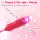Thrusting Licking Sucking Rose Vibrator