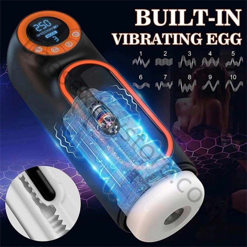 UAE-Automatic 3 in1 Masturbator Blowjob Sucking Masturbation Cup - Image 2