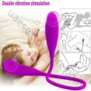 UAE-Double Headed Vibrator Waterproof 7 Speed  Charging Couple Women Anal sex Toy