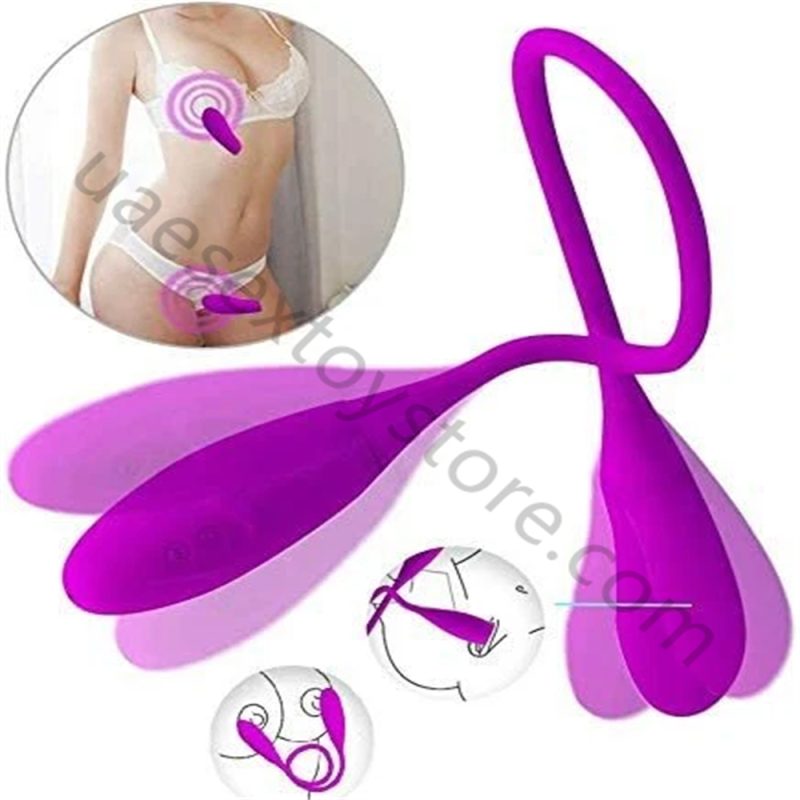 UAE-Double Headed Vibrator Waterproof 7 Speed  Charging Couple Women Anal sex Toy - Image 4