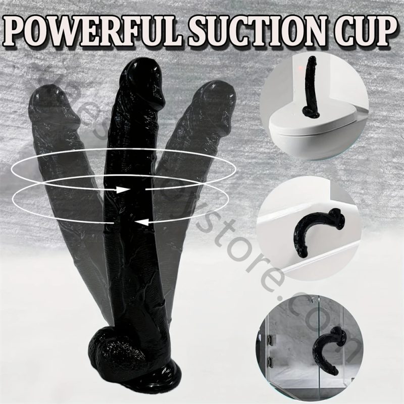 Realistic 13 Inch Huge Big Dildo Suction Cup Penis G-spot Sex Toy women Men - Image 3