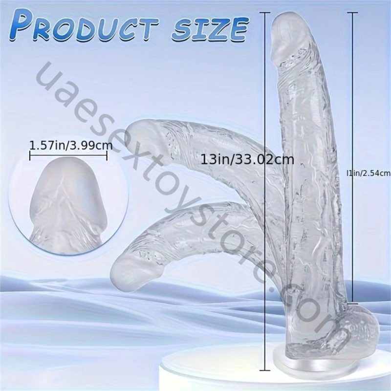 Realistic 13 Inch Huge Big Dildo Suction Cup Penis G-spot Sex Toy women Men - Image 5
