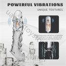 Enhancer Sleeve Cock Vibrator Ring BIGGER Penis Extender Girth Condom Reusable