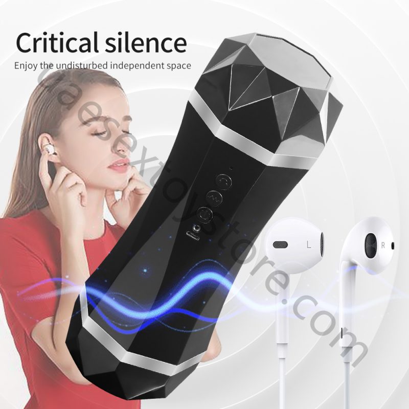 UAE-Voice Interaction Double Head Vibrator Masturbation Cup Male Men