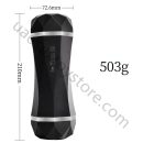 UAE-Voice Interaction Double Head Vibrator Masturbation Cup Male Men