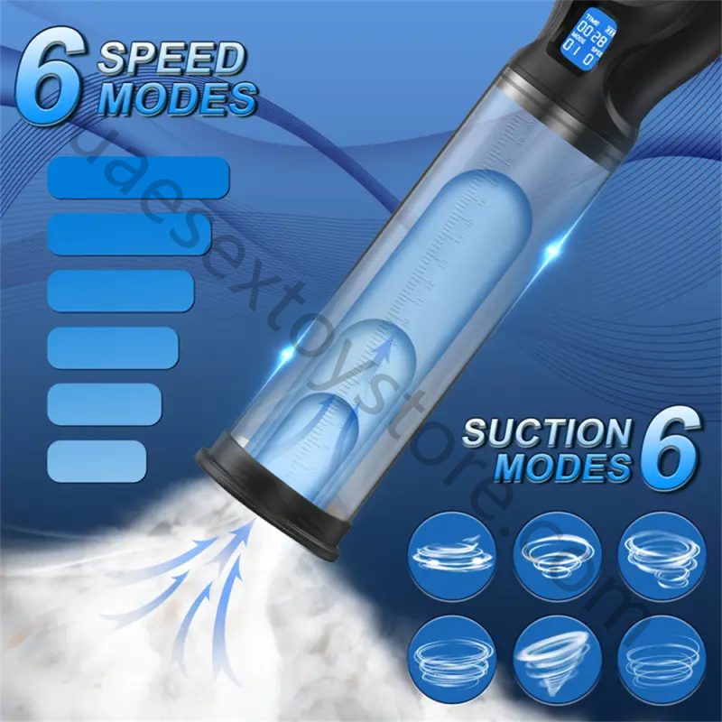 Dubai Sex Toys - Electric Vacuum Penis Pump for Men - Image 5