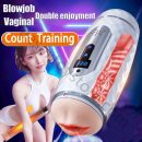 UAE-Voice Interaction Double Head Vibrator Masturbation Cup Male Men