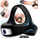 Rechargeable Stretchy Vibrating Cock-Dick-Ring-Penis Enhancer Toy For Men Couple