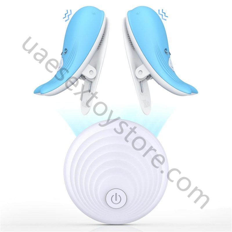 Powerful Vibrating Nipple-Stimulator-Clamps-Breast-Clips-Sex-Female-Masturbator