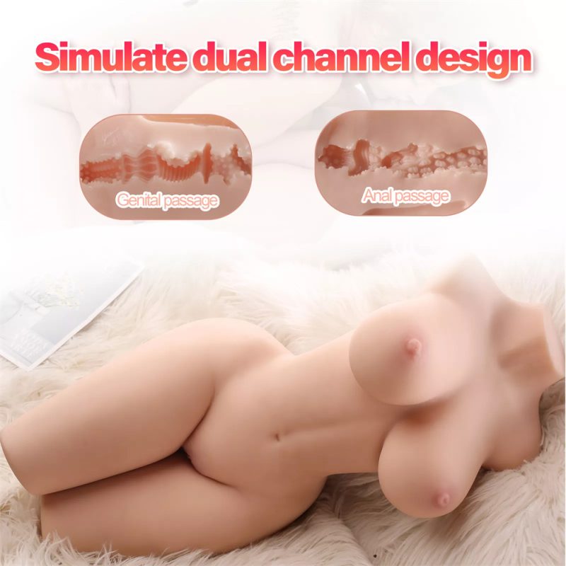 18LB Realistic Sex Doll for Men Male Masturbator Pussy Ass Vagina Anal Adult Toy - Image 2
